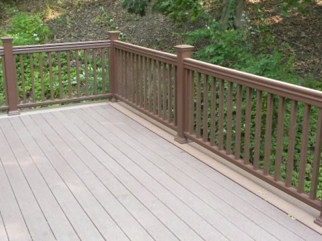 Repair of Deck Railings and New Deck Border After Tree Fell On Deck.