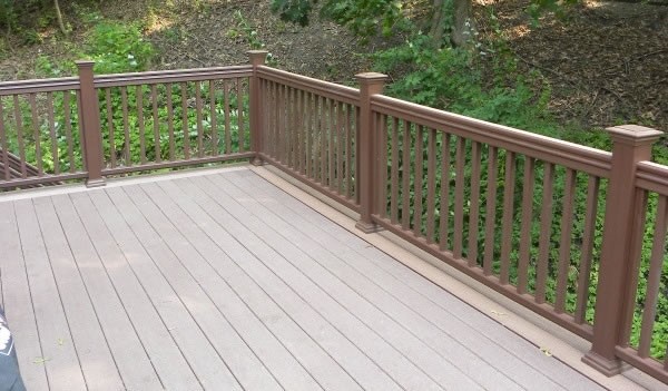 Repair of Deck Railings and New Deck Border After Tree Fell On Deck.