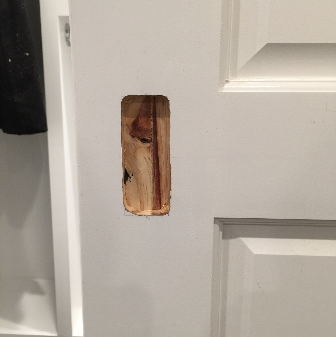 pocket door flush pull