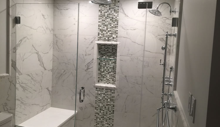 Custom Walk-in Shower Construction or Pre-fabricated Walk-in Shower Installation.